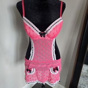 VS Sexy Little Things lace babydoll apron lingerie